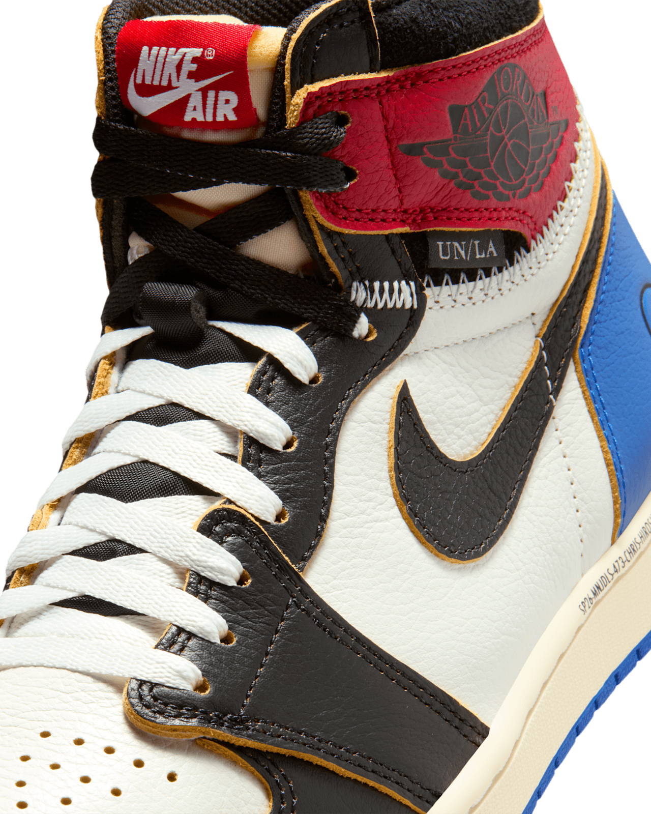 【新品 未使用】FRAGMENT x UNION x Nike Air Jordan 1 Retro High OG SP “White Black” Jordan 1 Retro High OG SP Fragment x Union LA White Black Hombre